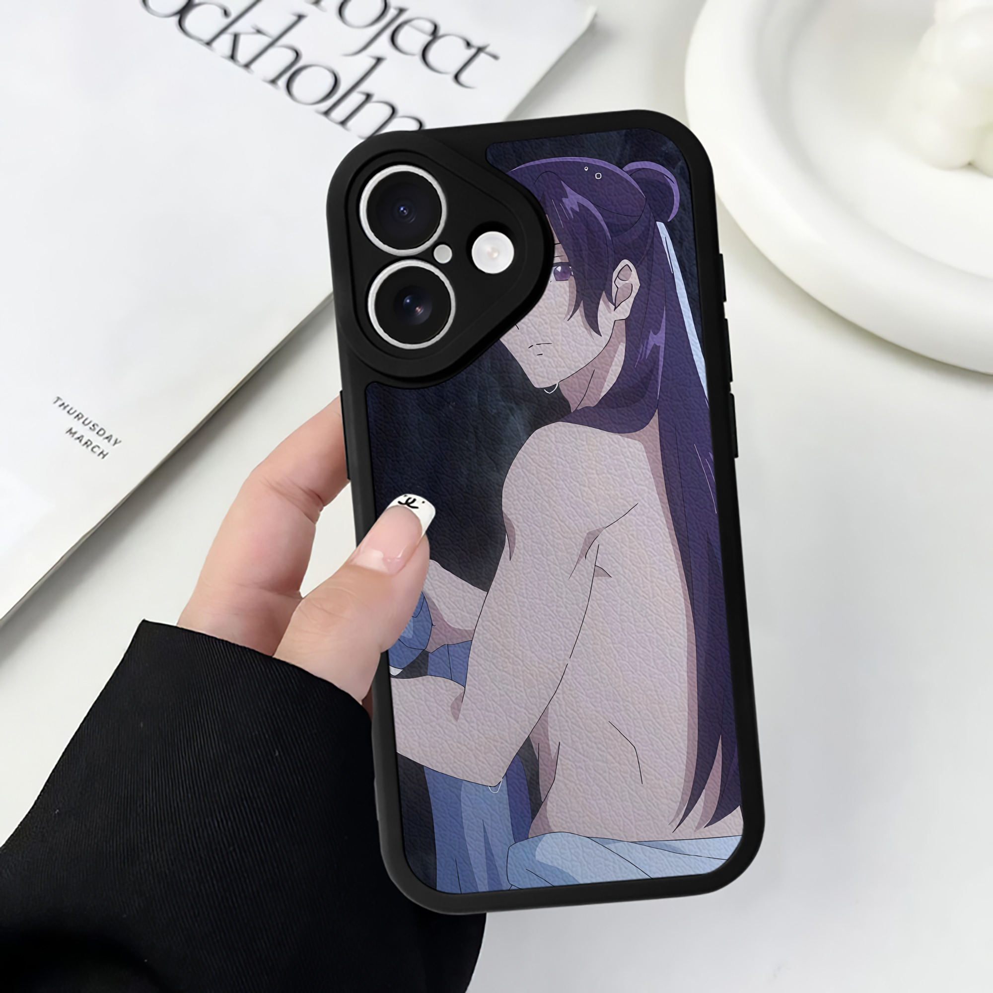 薬屋のひとりごと The Apothecary Diaries 【iPhone 16シリーズ対応】シリコンスマホケース（レザー調） 材質：シリコン